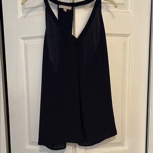Navy Blue banana republic Racer Back Top